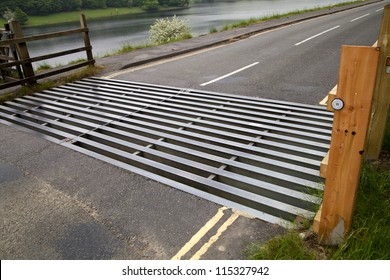 Cattle Grid On Road