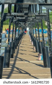 Catwalk At The South Haven, Mi Lighthouse