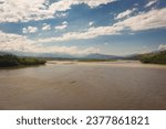The Cauca River is the second most important river in Colombia. It is born near the Ox lagoon in The Colombian Massif (department of Cauca).