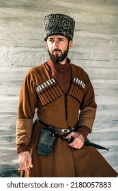 Caucasian Man Circassian Adyg Highlander National Stock Photo ...