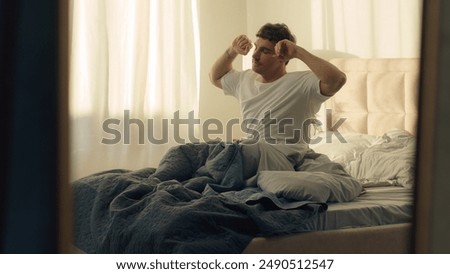 Similar – Image, Stock Photo Early morning in the Berchtesgadener Land.