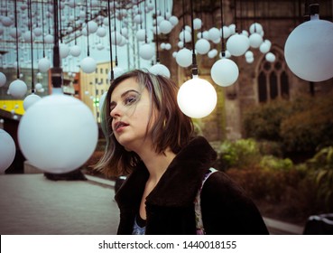 Caucasian Model Girl In Digbeth Birmingham