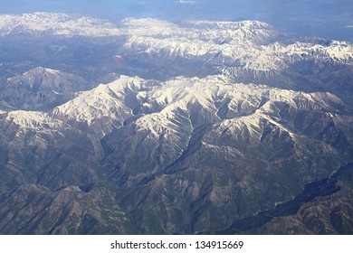 Caucasus Mountains (view From Plane).