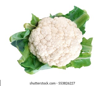 Cauliflower Isolated On White