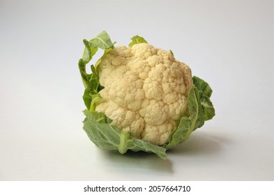 cauliflower on a white background, minimalism isolate - Shutterstock ID 2057664710