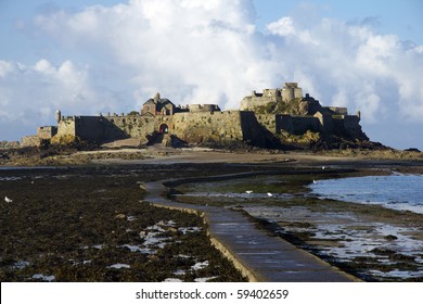 Causeway To Elizabeth Castle, Jersey