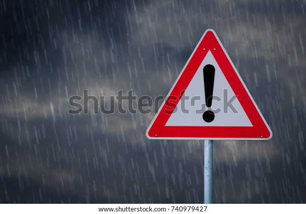 Caution - bad\
weather