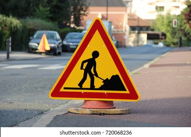 Caution : Public Works On The Road