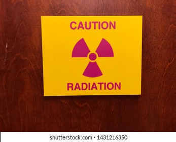 Caution Radiation Sign Hospital Healthcare