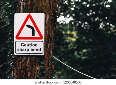 Sharp Bend Sign Images Stock Photos Vectors Shutterstock