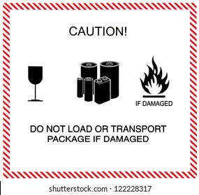 Caution of transportation
