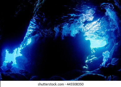 In the cave