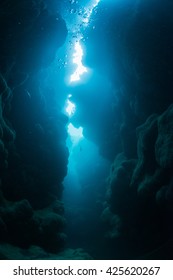 cave diving - Shutterstock ID 425620267