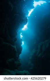 cave diving - Shutterstock ID 425620279