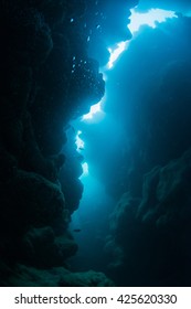 cave diving - Shutterstock ID 425620330