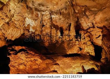 The Cave of Don Juan or Jalance.It develops in a geological context of microcrystalline limestone, in the last marine sediments of the Upper Cretaceous.Located in Jalance,Valencia community, Spain.