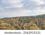 Cave dwellings on the Loess Plateau in Linfen, Shanxi