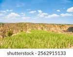 Cave dwellings on the Loess Plateau in Linfen, Shanxi