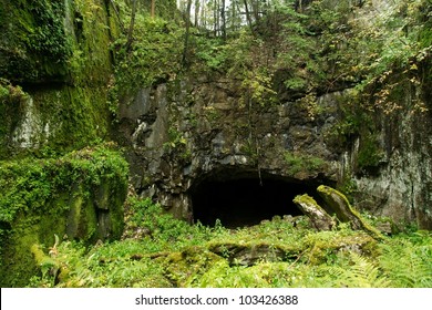 Cave Entrance In The Rock