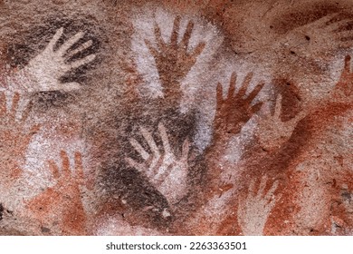 Cave Hands  Patagonia