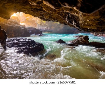 Cave At Hidden Beach In Puerto Vallarta Mexico