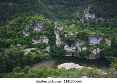 Cave Houses In Cévennes National Park, France