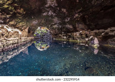 Cave Jameos Del Agua, Lanzarote, Canary Islands, Spain