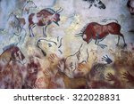 CAVE PAINTINGS , ROCK PAINTINGS , bisons painted on a rock , bisons painted on a cave, horses painted on a rock, horses ,hands ,buffalos painted on a cave and on a rock