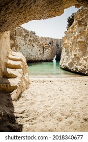 Cave Of Papafragas Milos, Cyclades Greece