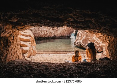 Cave Of Papafragas Milos, Cyclades Greece