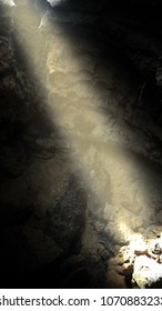 Cave and ray of light