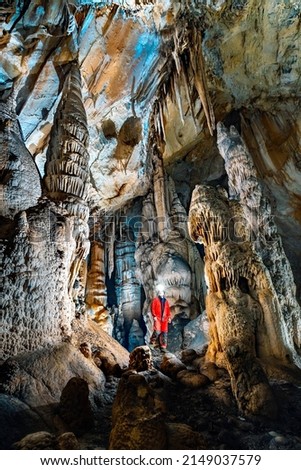 Cave, 
stalactites, caving, speleology, caver, cave view, deep cave
