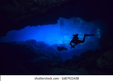 Cave Technical Diving, Sport, High Risk Of Accidents, Fear Of Caves