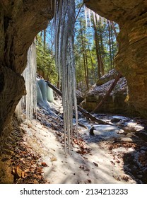 Cave View At Turkey Run State Park