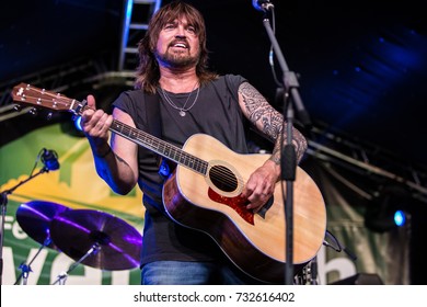 CAVENDISH PEI, CANADA -JULY 8, 2017: Singer Billy Ray Cyrus Performs At The 2017 Cavendish Music Festival.