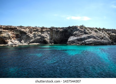 Caves In The Ibiza Shoreline