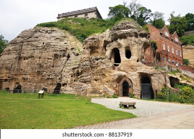 Caves At Nottingham Castle, Uk