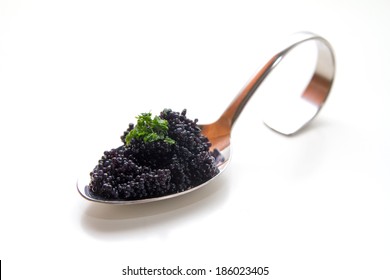 Caviar On A Spoon