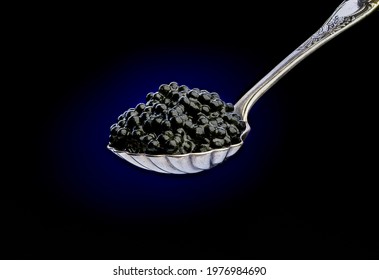 Caviar In A Silver Spoon