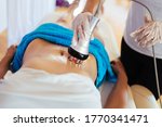 Cavitation RF body treatment and contemporary medicine for health beauty improvement and fat and cellulite removal