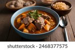 Cawl - Welsh stew made with lamb and root vegetables.
