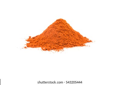 Cayenne Pepper Spice Isolated On A White Background Cutout