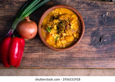 cazuela de locro traditional and typical Argentine food - Shutterstock ID 1956151918