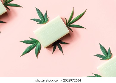 CBD Cannabidiol infused soap, cannabis products in body care hygiene products