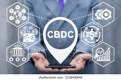 Cbdc Central Bank Digital Currency Concept Stock Photo 2118430049 ...