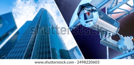 Similar – Image, Stock Photo Surveillance cameras