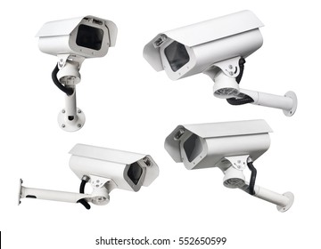 CCTV Camera Isolated On White Background