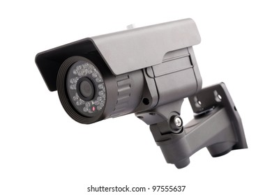 CCTV Camera Isolated On White