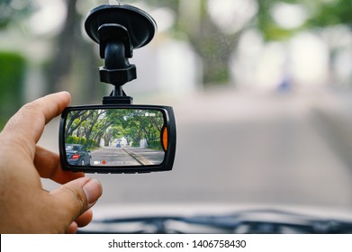 CCTV car camera for safety on the road accident - Shutterstock ID 1406758430
