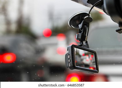 CCTV car camera for safety on the road accident - Shutterstock ID 646853587